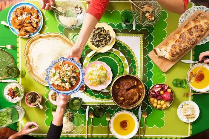 Fava Bean Soup With Harissa image