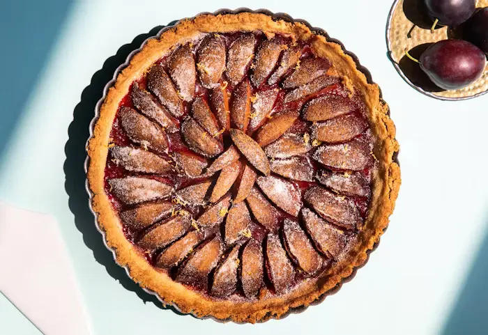 Joan Nathan's Plum Tart image