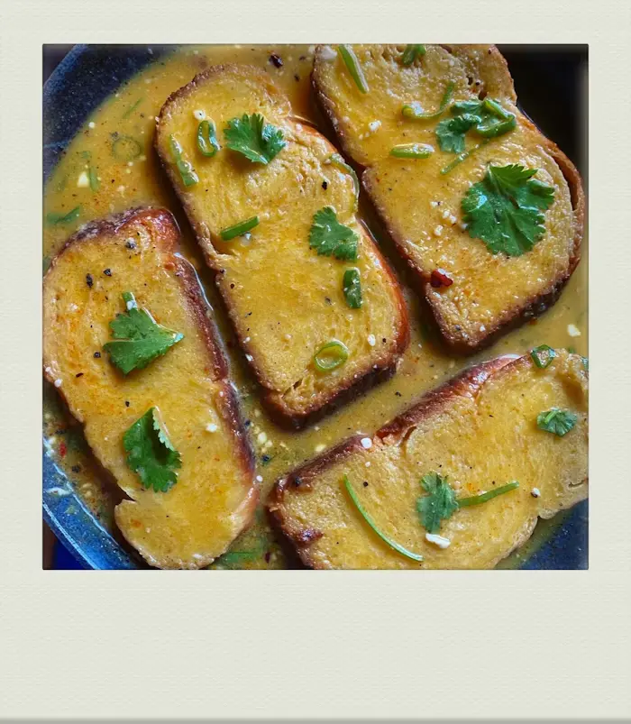 Challah French Toast With Coconut Milk image