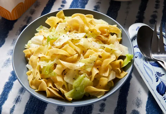 Egg Noodles With Cabbage image