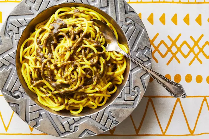 Tagareenas (Fresh Turmeric Pasta) image