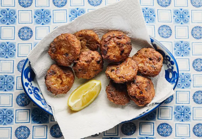 Bread and Lamb Patties image