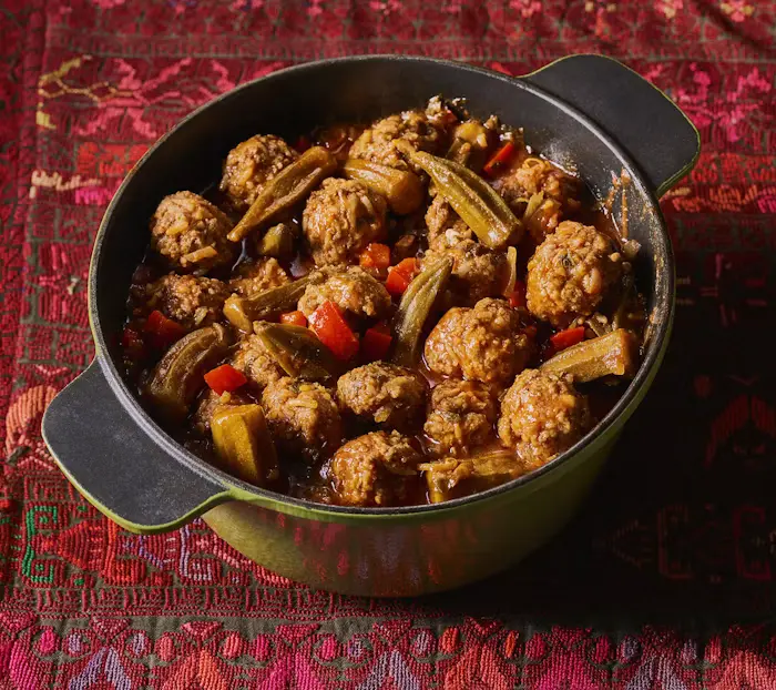 Meatballs with Okra image