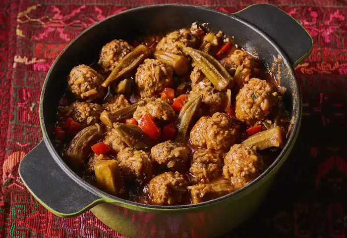 Meatballs with Okra image